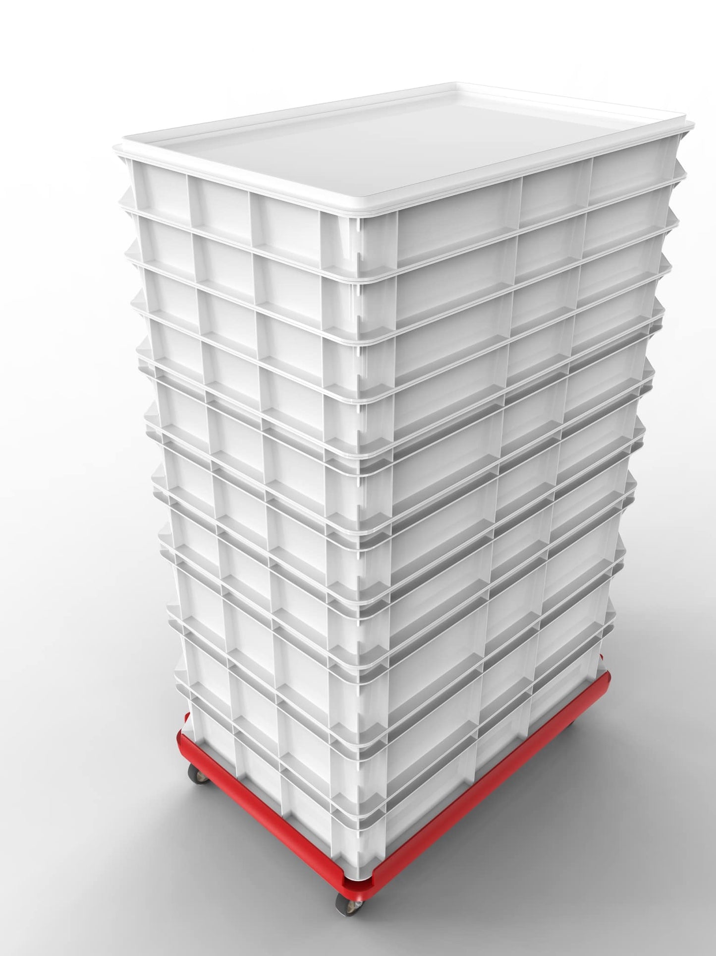 Dough Box Trolley 600 x 400 mm