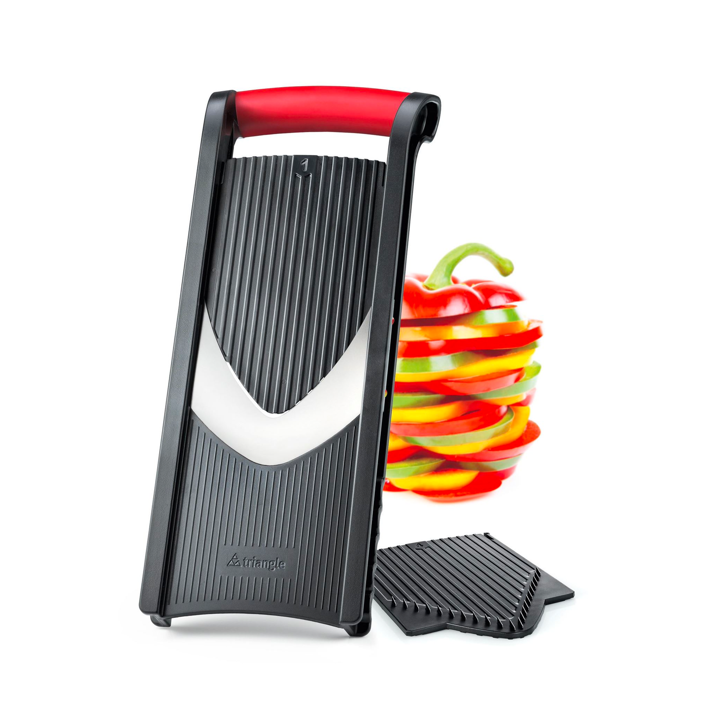 Triangle Mandoline Vegetable Slicer with Holder